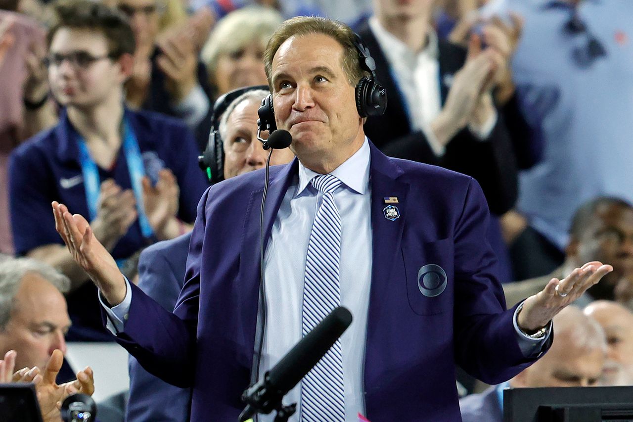 Jim Nantz.Credit: Carmen Mandato/Getty