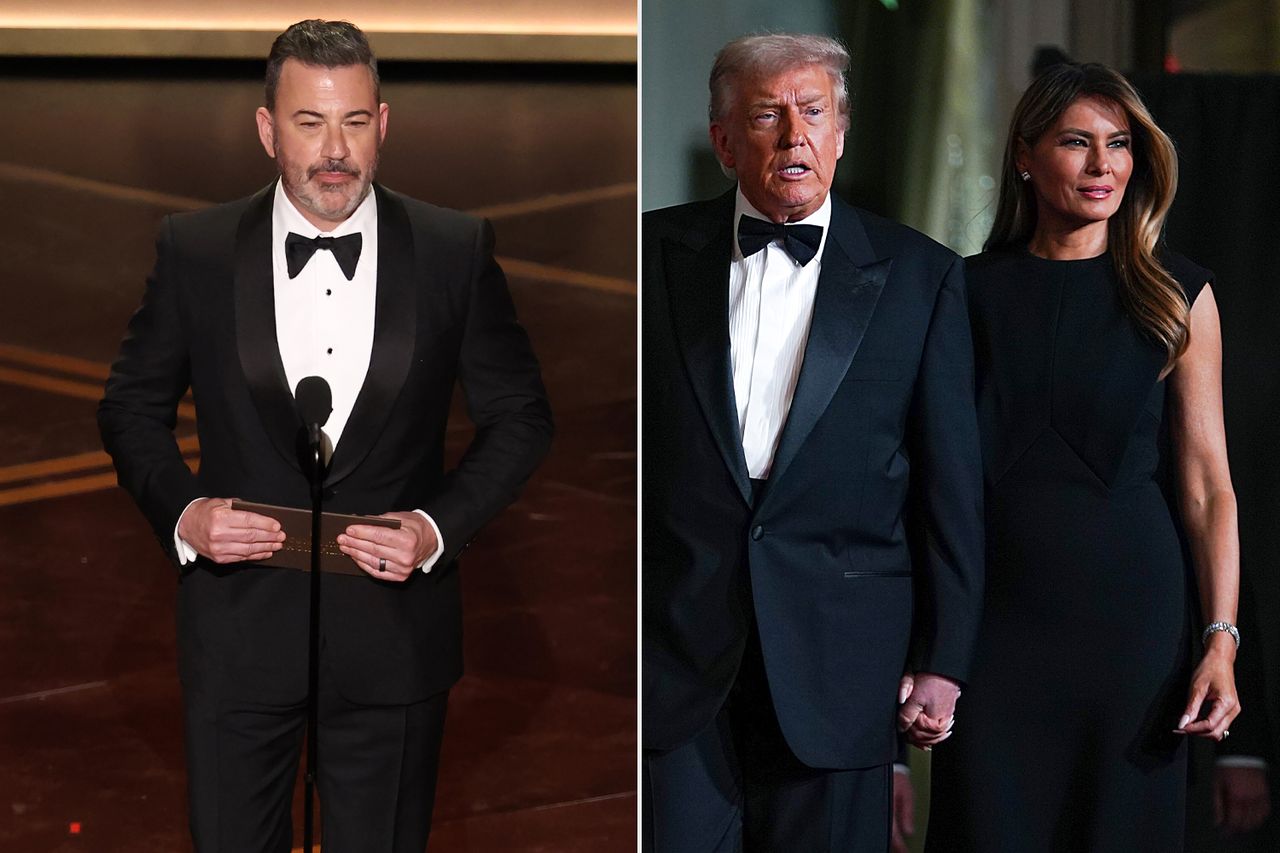 Jimmy Kimmell donald trum, melania trump Jimmy Kimmell; Donald and Melania TrumpCredit: Kevin Winter/Getty
