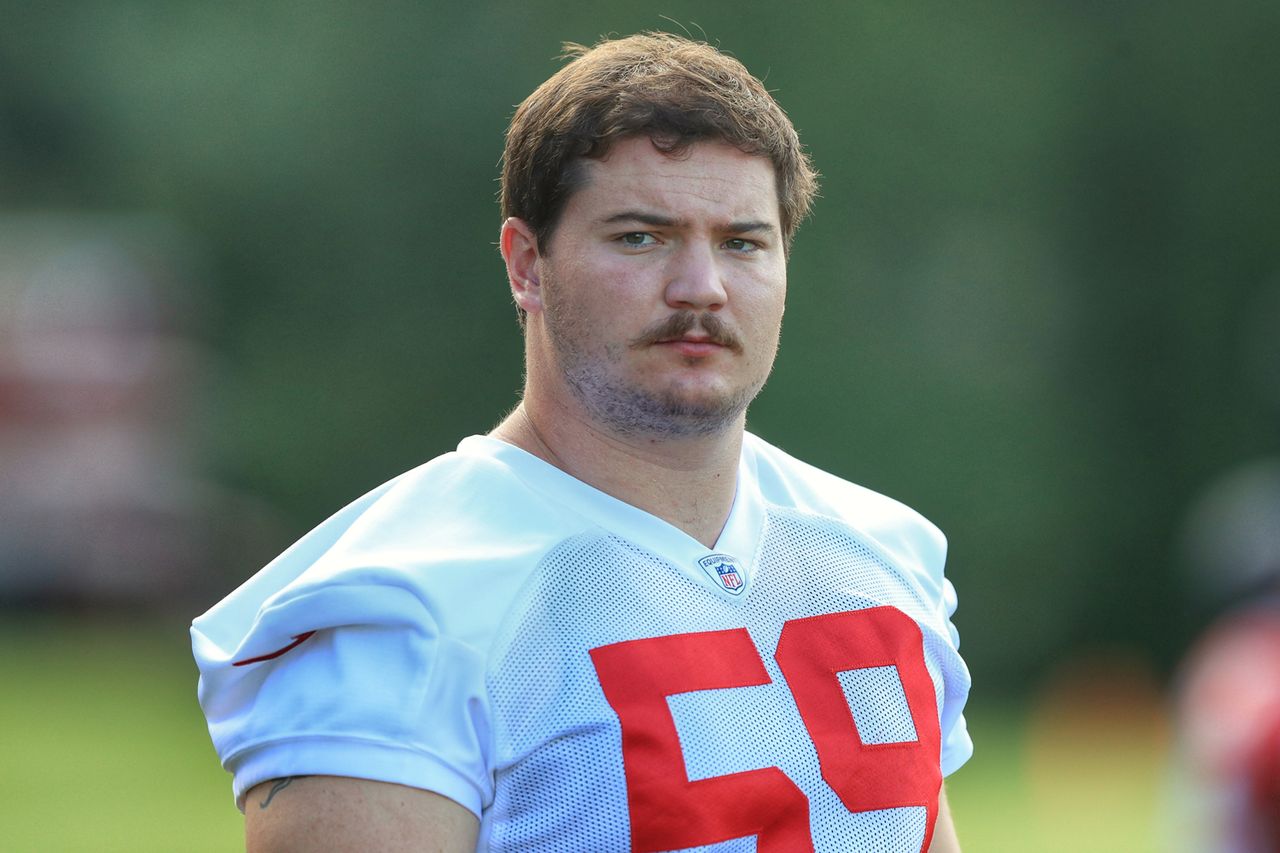 Tampa Bay Buccaneers Defensive Lineman Judge Culpepper (59) during Training Camp on July 26, 2024 in Tampa, Florida.Credit: Cliff Welch/Icon Sportswire via Getty