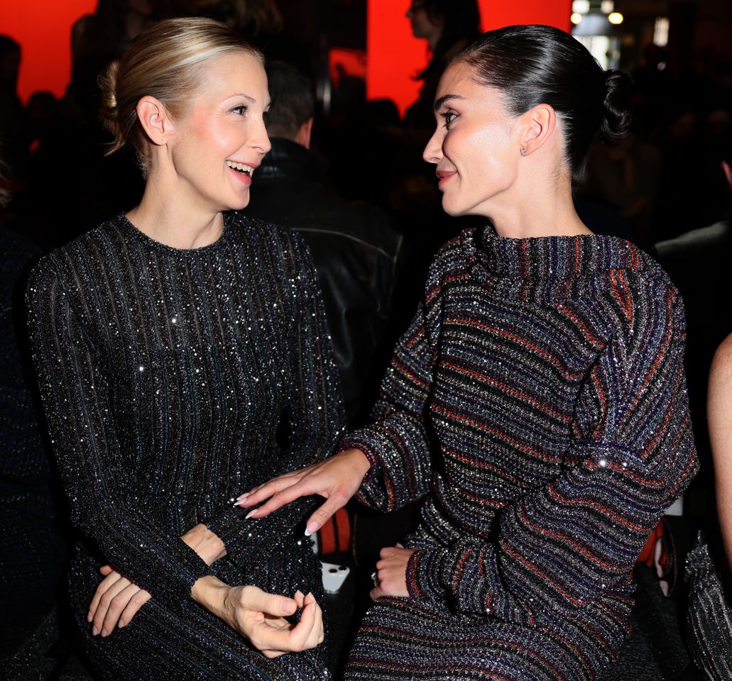 Kelly Rutherford and Amy Jackson.Credit: Ernesto Ruscio/Getty