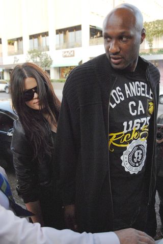 Khloe Kardashian and Lamar Odom on December 2, 2009 in West Hollywood, California. Khloe Kardashian and Lamar Odom on December 2, 2009 in West Hollywood, California.Credit: Chris Wolf/FilmMagic