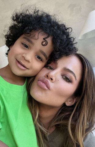 Khloé Kardashian is pictured with her son, Tatum Thompson, 3Credit: Khloé Kardashian/Instagram