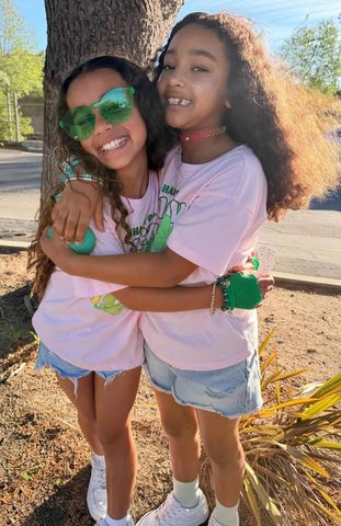 Dream Kardashian and Chicago West wore matching outfitsCredit: Khloé Kardashian/Instagram