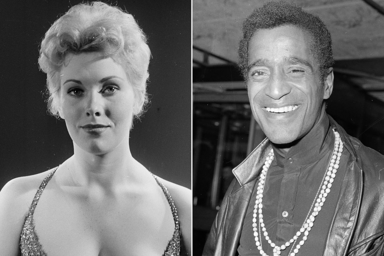 Kim Novak; Sammy Davis JrCredit: Earl Leaf/Michael Ochs Archives/Getty; Mirrorpix/Mirrorpix via Getty
