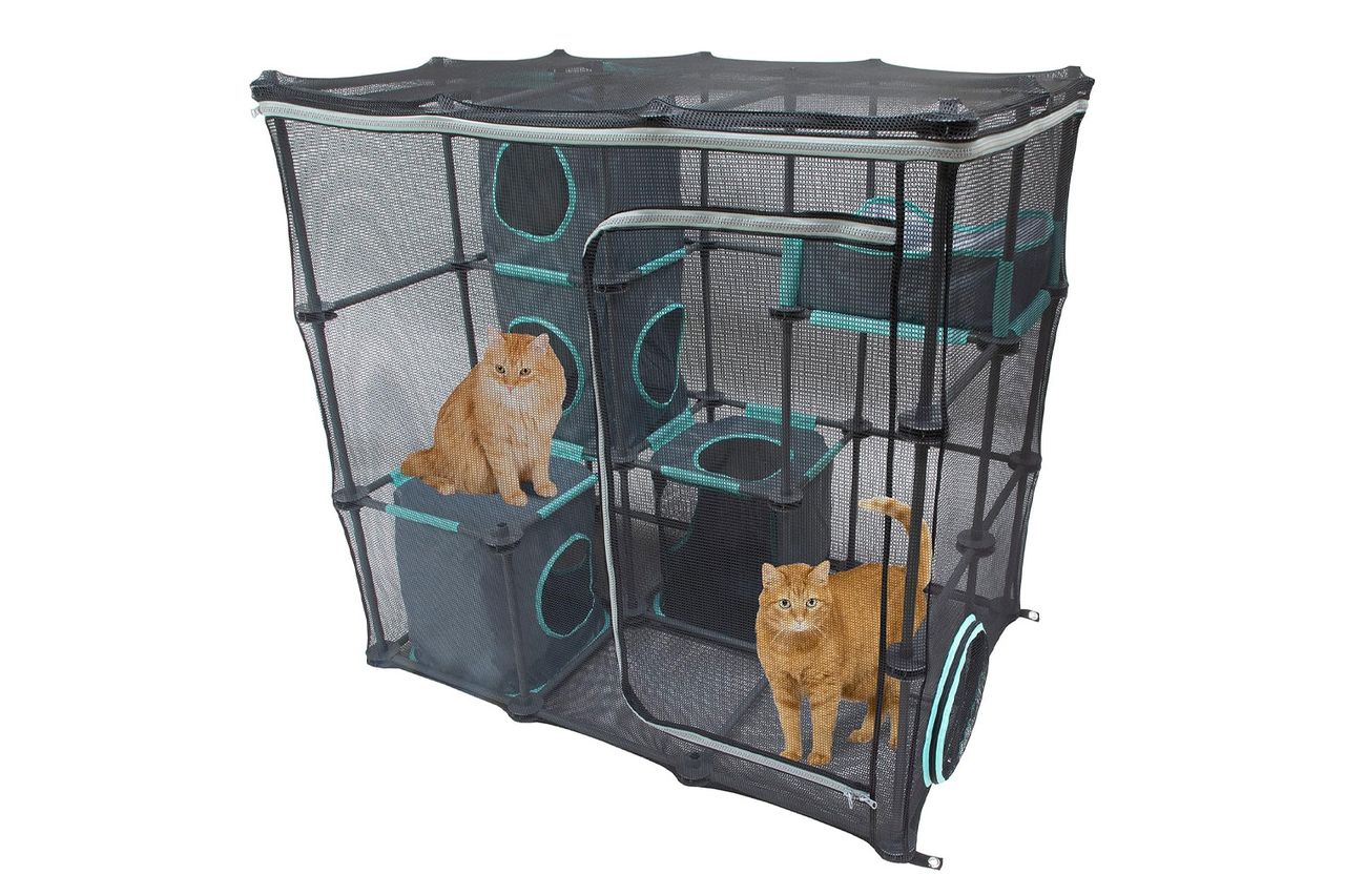 Kitty City Outdoor Catio Furniture and Play Kit Credit: Amazon