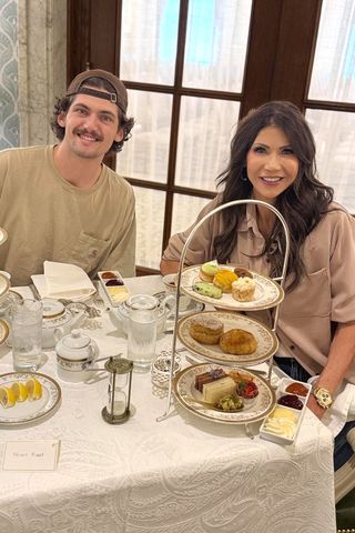 Kristi Noem and her son Booker Noem in September 2025.Credit: Kristi Noem/Instagram