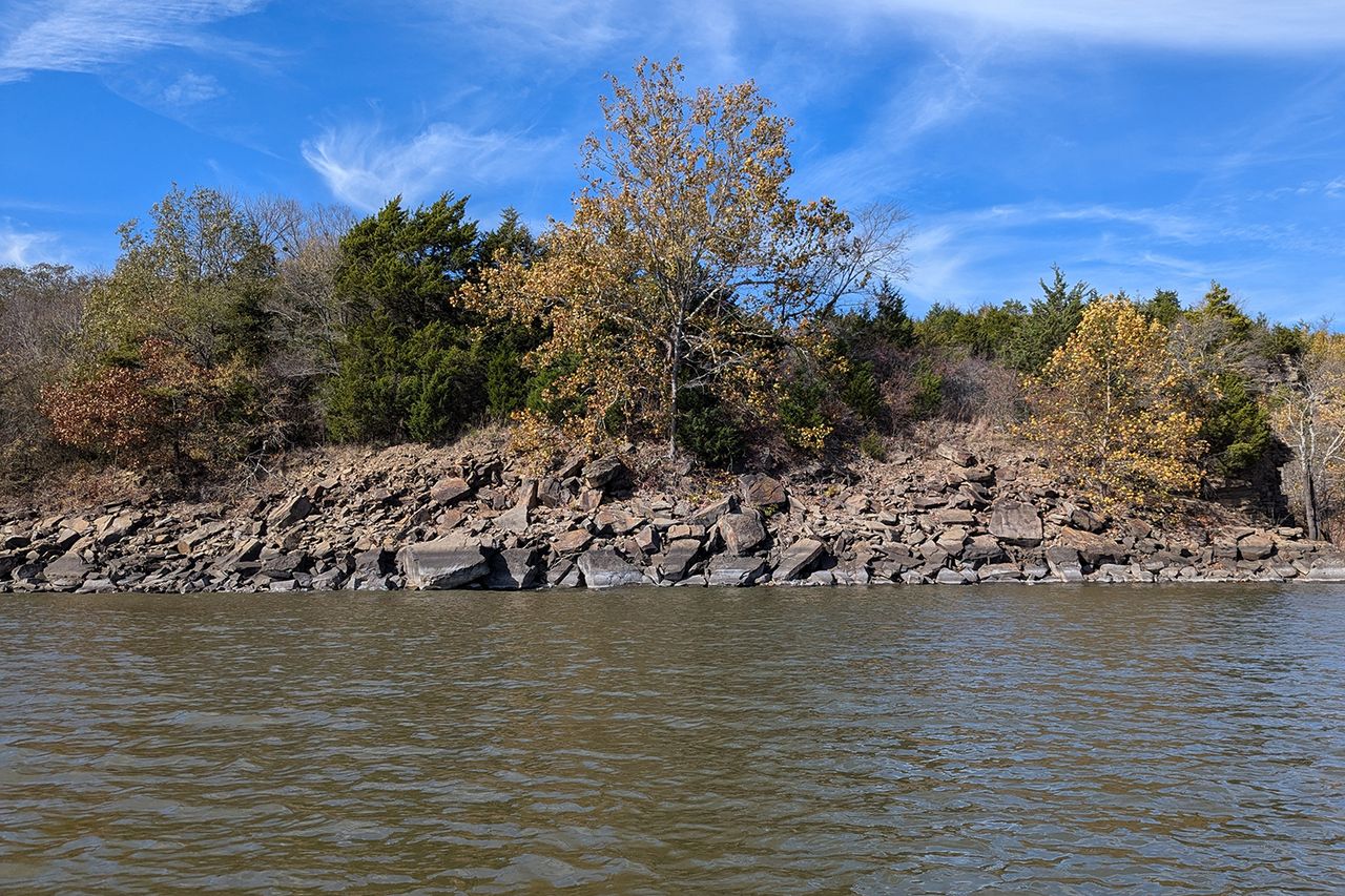 Scenic view of sea against sky,Eufaula,Oklahoma,United States,USA Lake EufaulaCredit: Getty