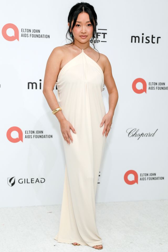 Lana Condor at the 34th Annual Elton John AIDS Foundation Academy Awards Viewing Party held at West Hollywood Park on March 15, 2026 in Los Angeles, California. Lana Condor.Credit: Justin Nunez/Variety via Getty