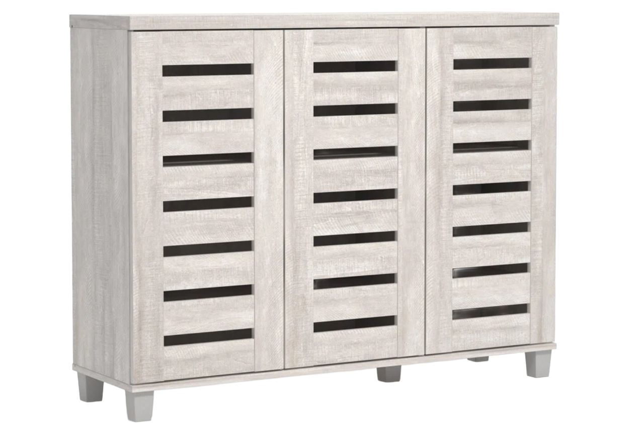 Latitude Run Alcester Lismore Shoe Storage Cabinet Up To 20 Pairs Credit: Wayfair