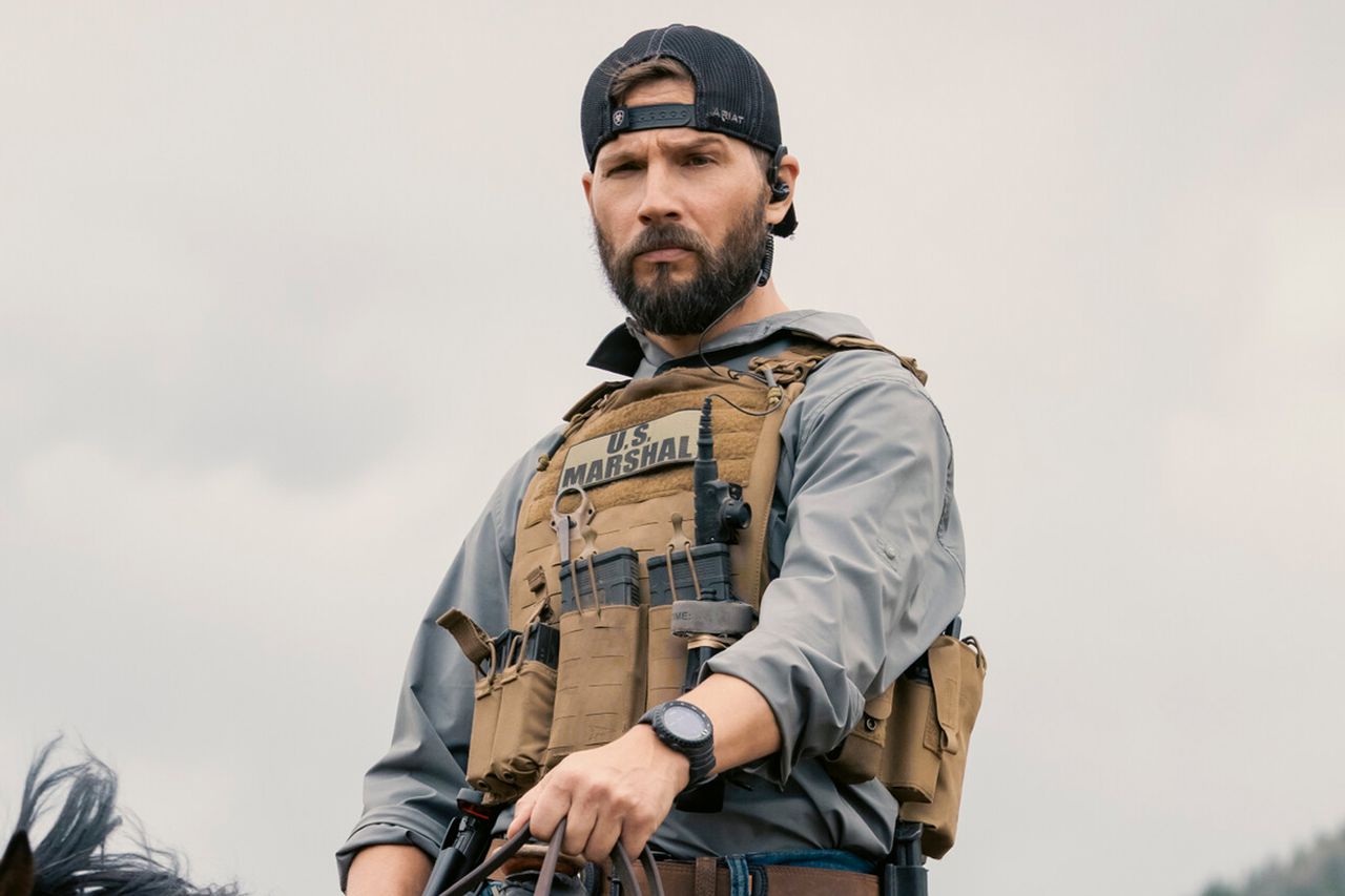 Logan Marshall-Green as Pete Calvin in Marshals. Logan Marshall-Green as Pete Calvin in Marshals.Credit: Sonja Flemming/CBS