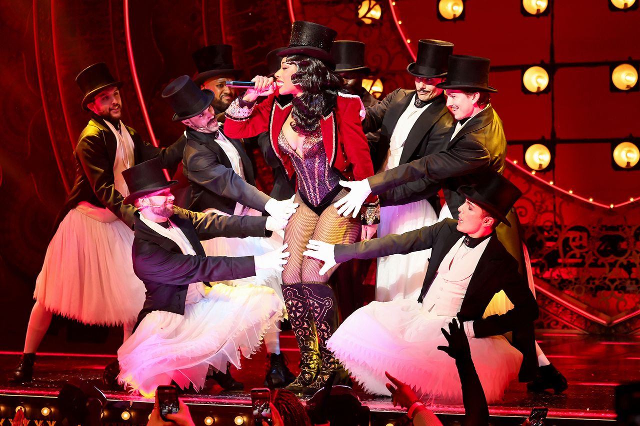 Megan Thee Stallion makes her Broadway debut in 'Moulin Rouge! The Musical' at the Al Hirschfeld Theatre on March 24, 2026 in New York CityCredit: Theo Wargo/Getty