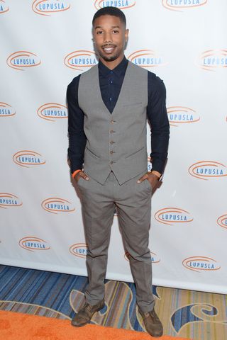 Michael B. Jordan attends the 13th Annual Lupus LA Orange Ball on May 9, 2013 in Beverly Hills, California.Credit: Jason Kempin/Getty