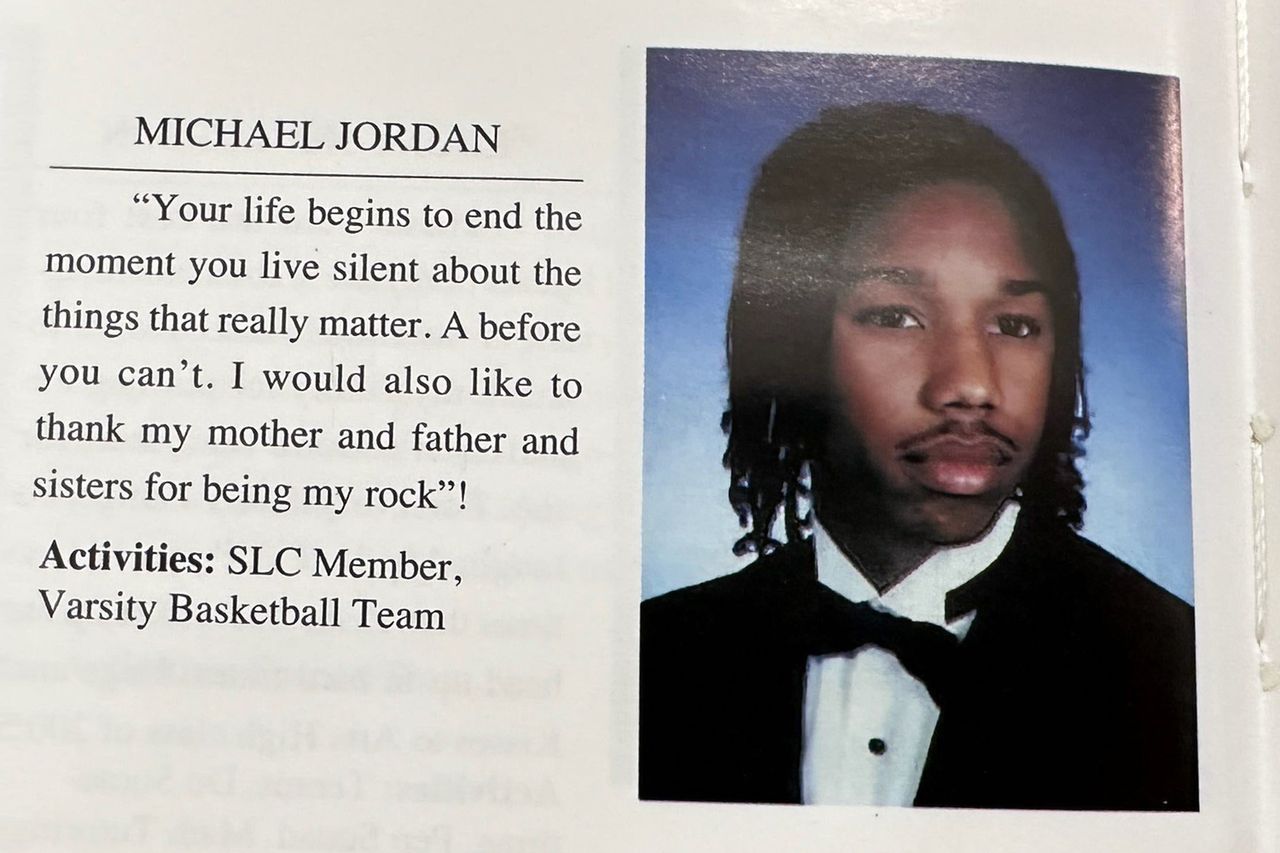 Michael B. jordan, Newark Public High School Michael B. Jordan's 2005 Yearbook PhotoCredit: Newark Public High School