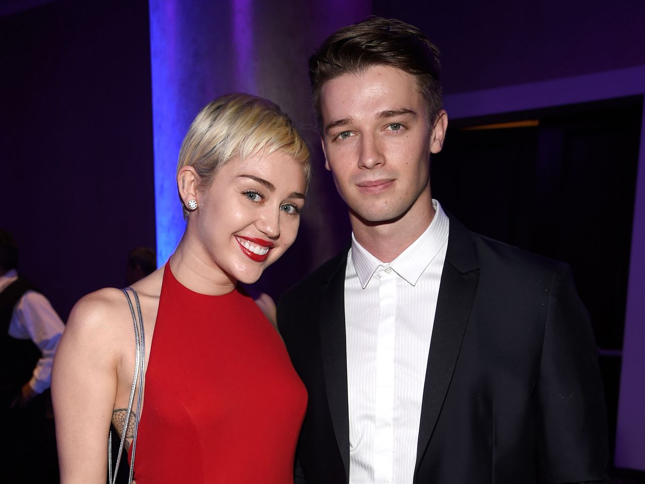 Miley Cyrus and Patrick Schwarzenegger attend the Pre-GRAMMY Gala And Salute To Industry Icons Honoring Martin Bandier at The Beverly Hilton on February 7, 2015 in Los Angeles, California Miley Cyrus and Patrick SchwarzeneggerCredit: Kevin Mazur/WireImage