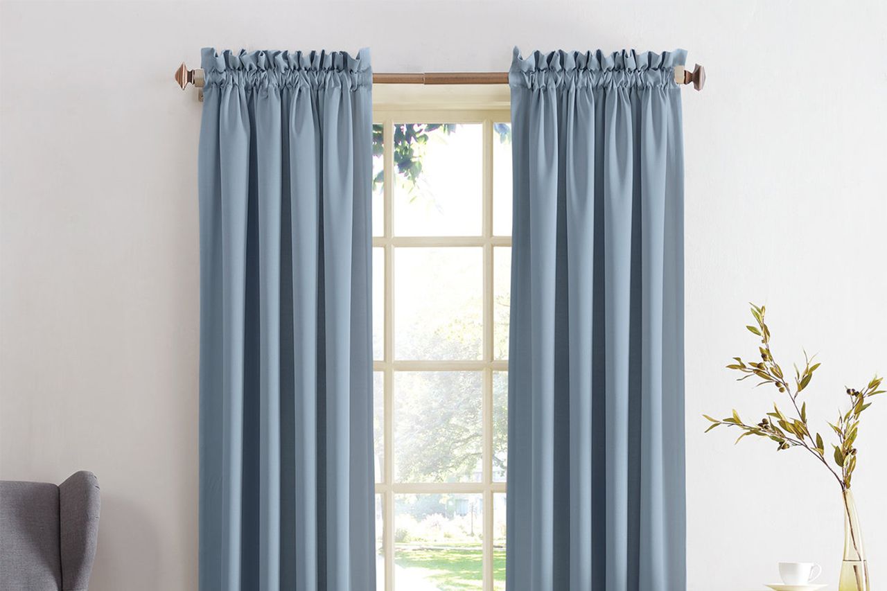 Millen Polyester Room Darkening Single Curtain Panel Single Panel Credit: Wayfair