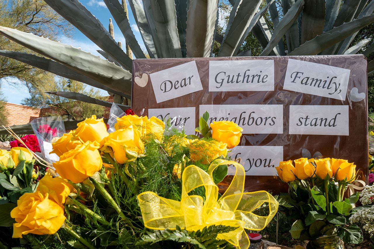 Nancy Guthrie's tribute siteCredit: Brandon Bell/Getty