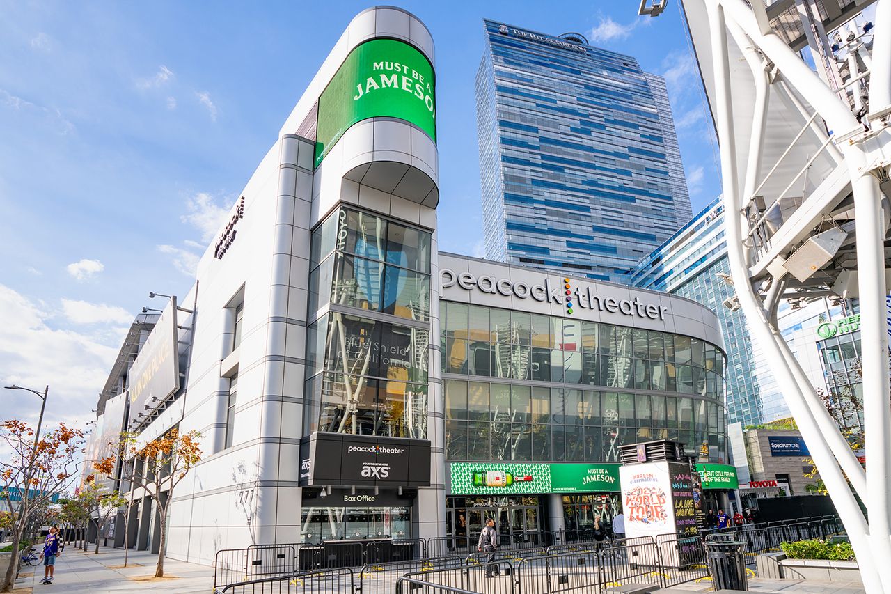 General View of the Peacock Theater at L.A. LIVE in Downtown L.A. on February 09, 2024 in Los Angeles, California. The Peacock Theater at L.A. Live on Feb. 9, 2024Credit: AaronP/Bauer-Griffin/GC Images
