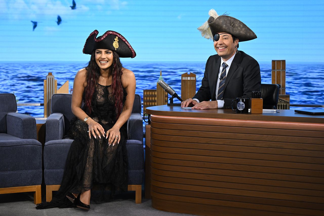 Priyanka Chopra and Jimmy FallonCredit: Todd Owyoung/NBC via Getty
