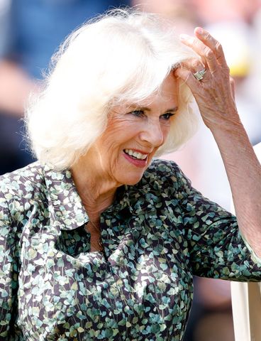 Queen Camilla visits the Sandringham Flower Show on the Sandringham estate on July 26, 2023 in Sandringham, EnglandCredit: Max Mumby/Indigo/Getty