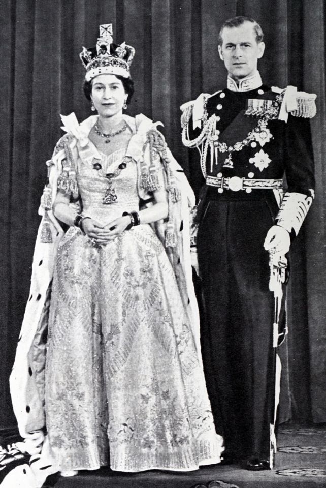 Queen Elizabeth with the Duke of Edinburgh at her coronation Queen Elizabeth with the Duke of Edinburgh at her coronationCredit: Universal History Archive/Universal Images Group
