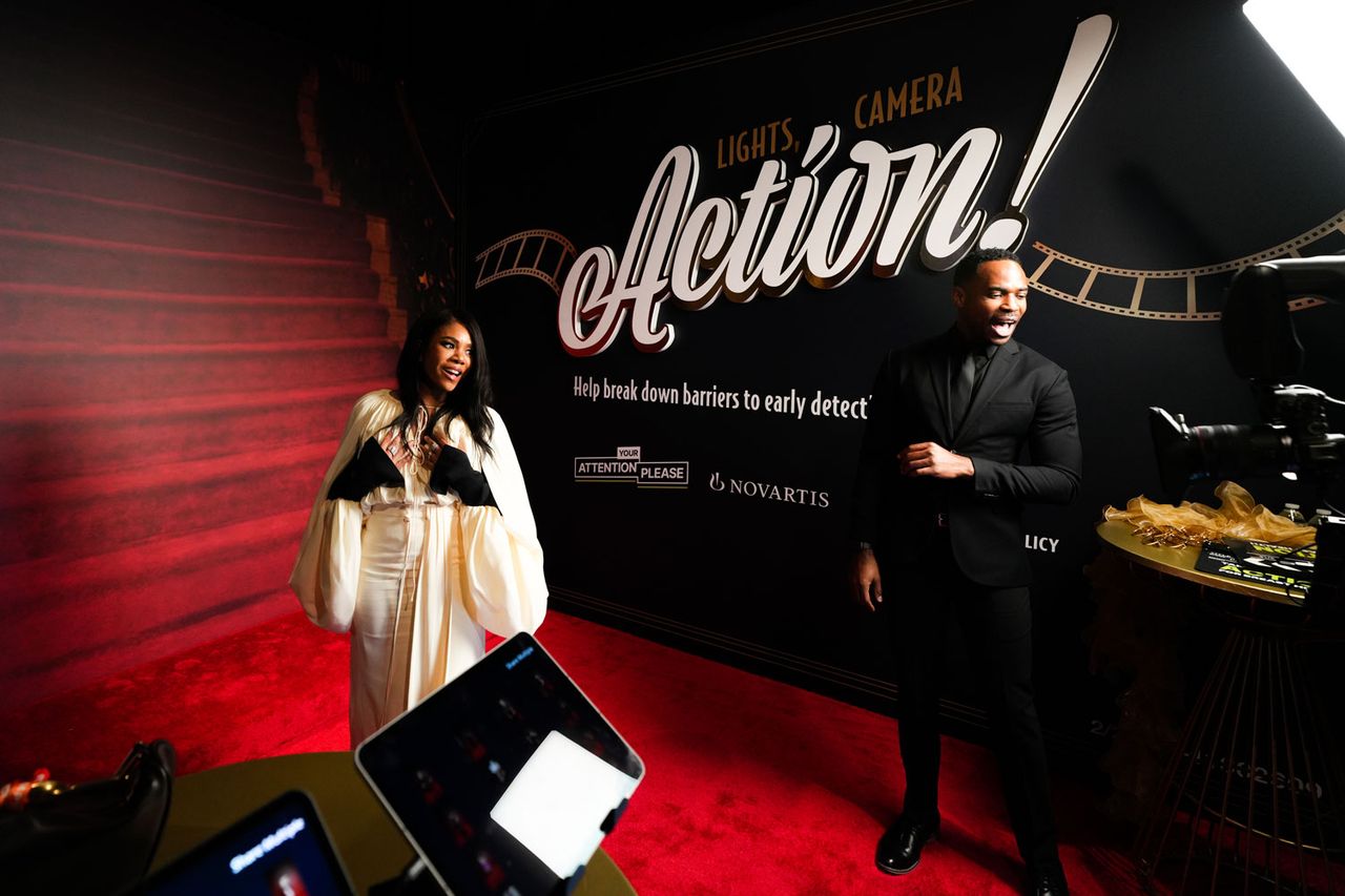 Regina Hall for the 'Your Attention, Please' campaignCredit: Presley Ann/Getty