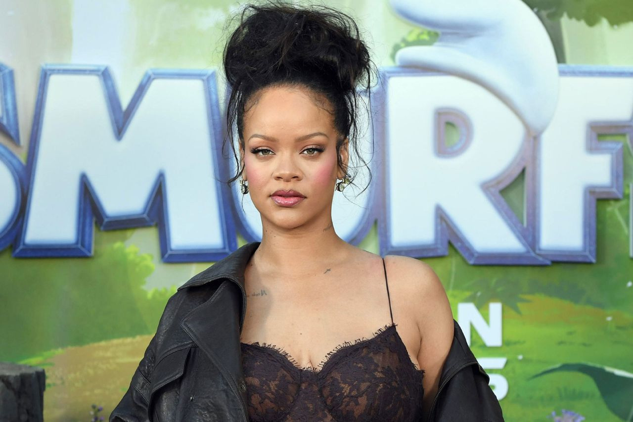Rihanna at the 'Smurfs' premiere in L.A. on July 13, 2025Credit: Unique Nicole/Getty