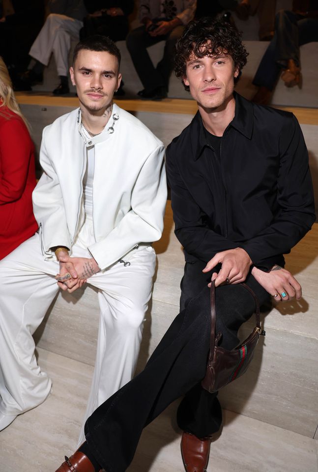 Romeo Beckham and Shawn MendesCredit: Daniele Venturelli/Getty