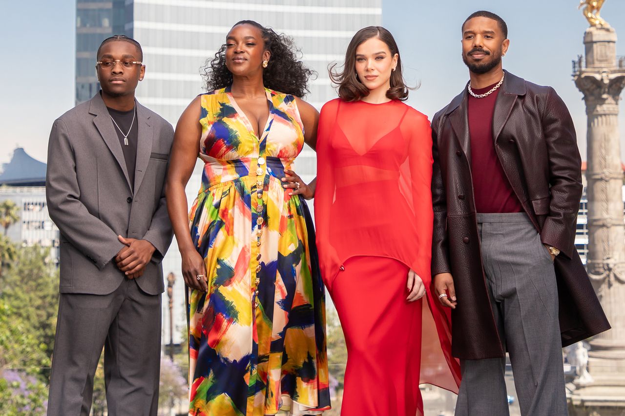 Miles Caton, Wunmi Mosaku, Hailee Steinfeld and Michael B. Jordan during the photocall for the movie 'Sinners' on March 30, 2025 in Mexico City, Mexico.Credit: Angel Delgado/Getty