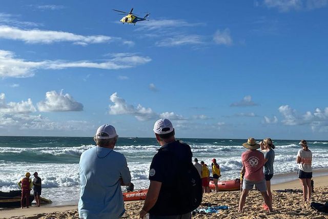 The swimmer's body was found on March 6.Credit: Marine Rescue Queensland/Facebook