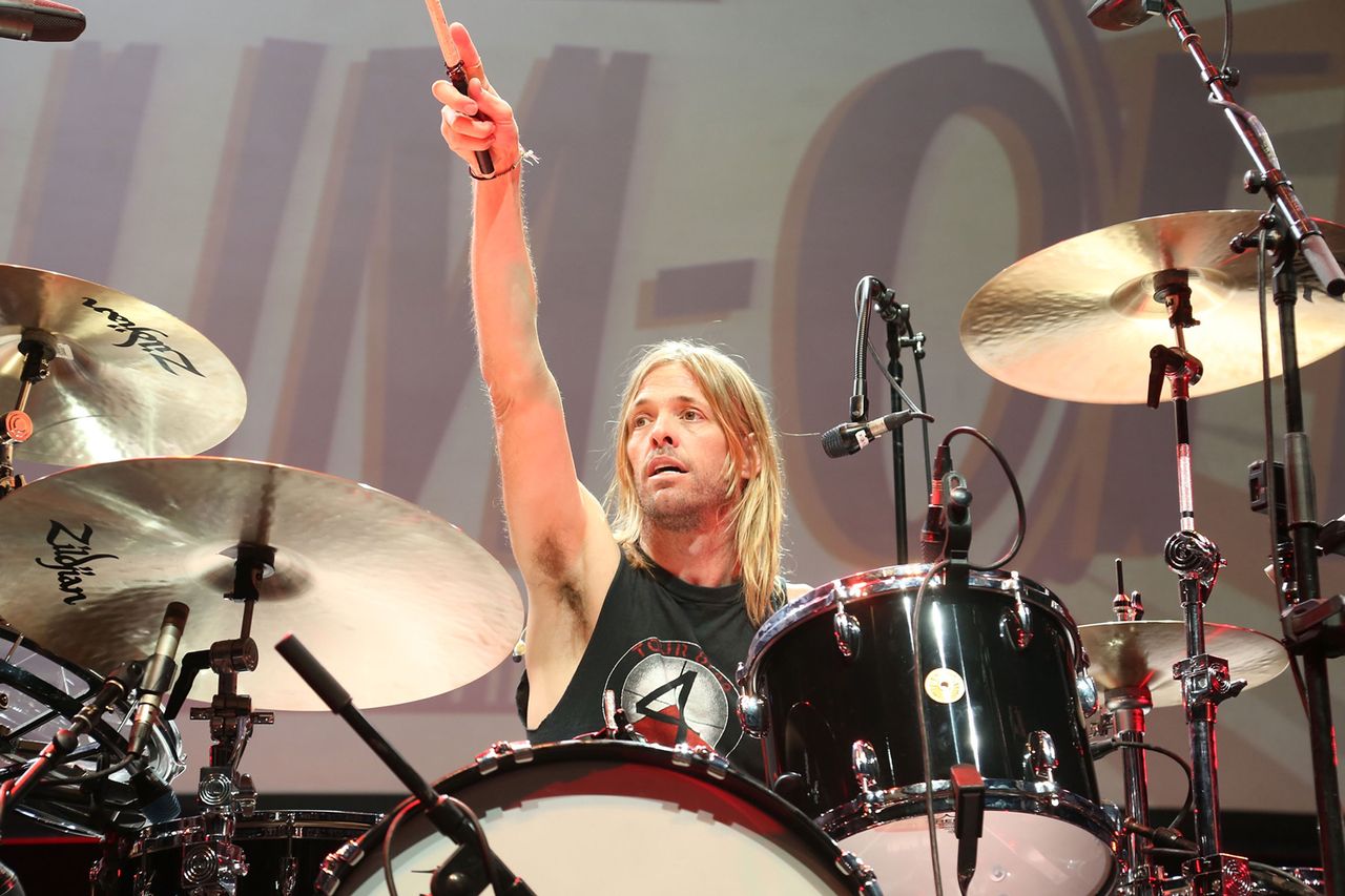 Taylor Hawkins in Los Angeles in January 2016Credit: Ashley Beliveau/Getty