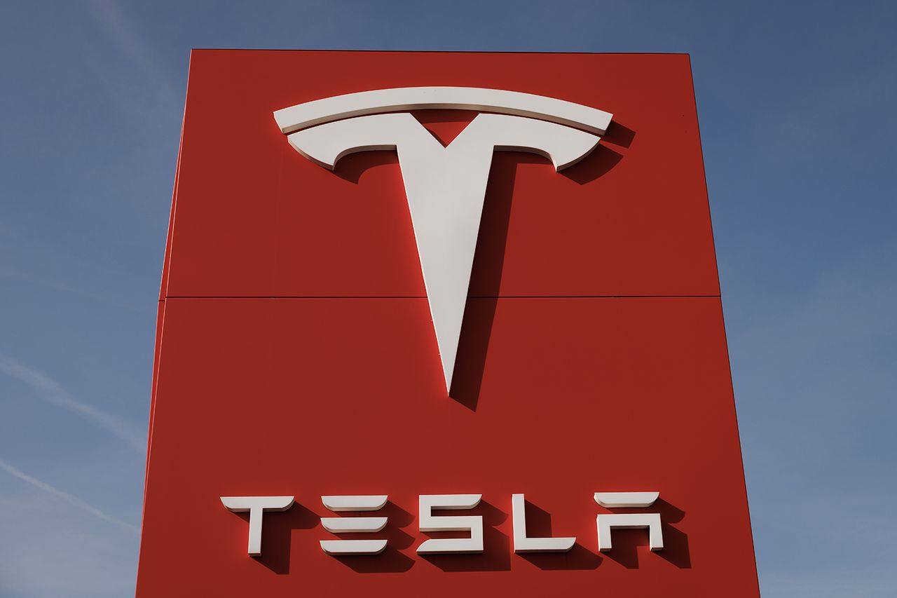 A Tesla sign. A Tesla sign.Credit: Dan Kitwood/Getty