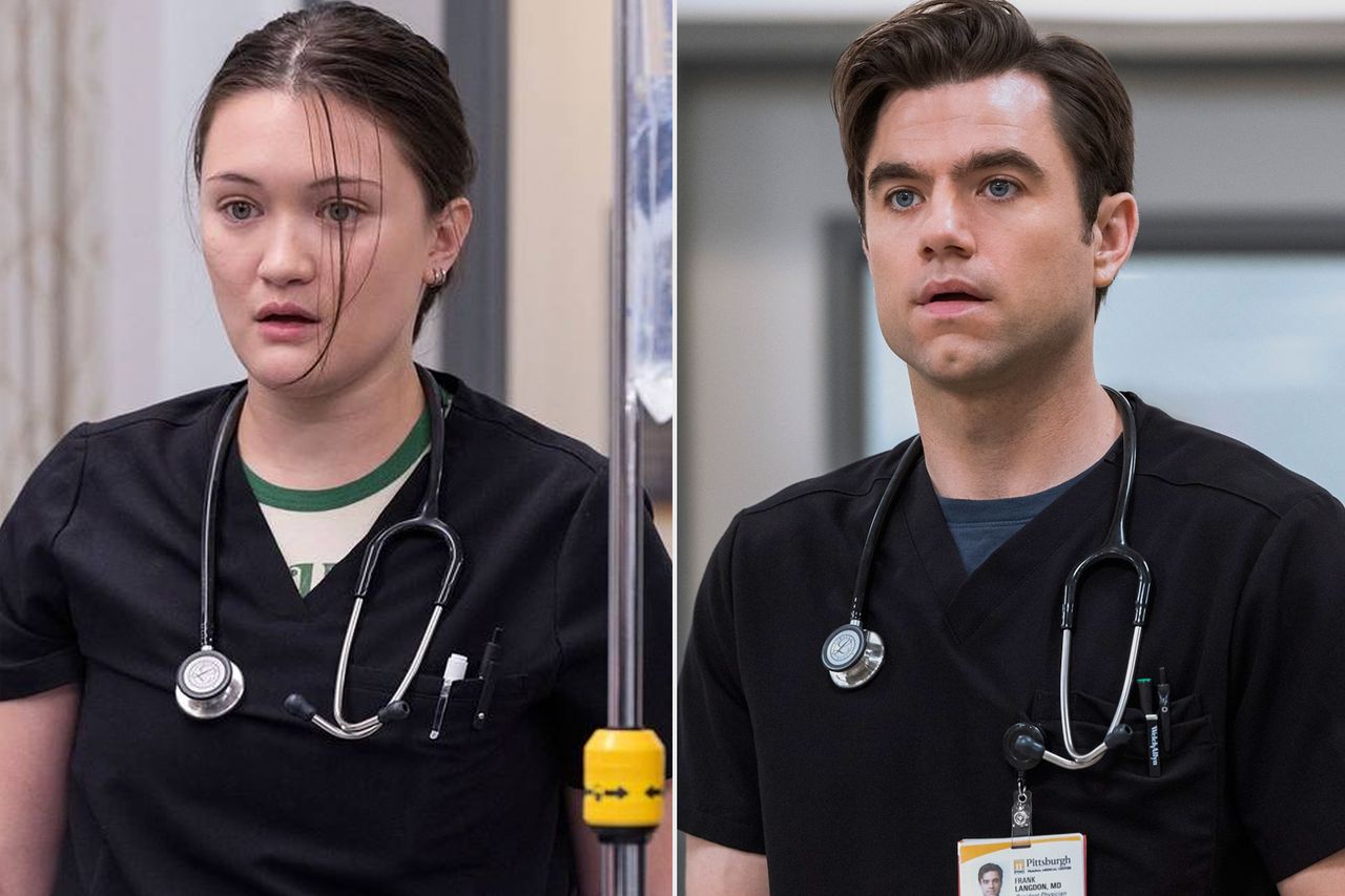 Isa Briones and Patrick Ball on 'The Pitt'Credit: Warrick Page/Max