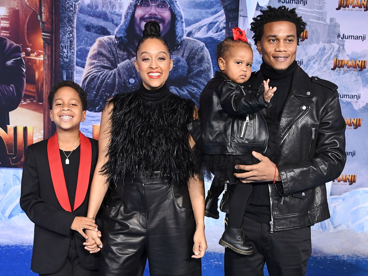 Tia Mowry and Cory Hardict with kids Cree and Cairo in 2019Credit: Steve Granitz/WireImage