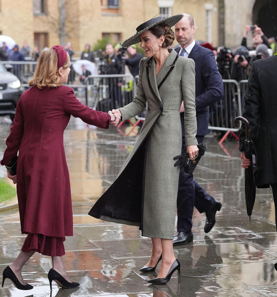 The Prince and Princess of Wales arriving for the Enthronement Ceremony installing Dame Sarah Mullally as the 106th Archbishop of Canterbury, at Canterbury Cathedral in Kent. Kate Middleton and Prince William attend the Enthronement Ceremony installing Dame Sarah Mullally as the 106th Archbishop of Canterbury on March 25, 2026Credit: Alamy