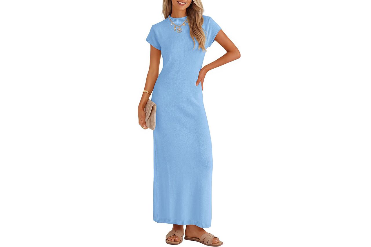 zesica womens spring casual bodycon maxi dress Credit: Amazon