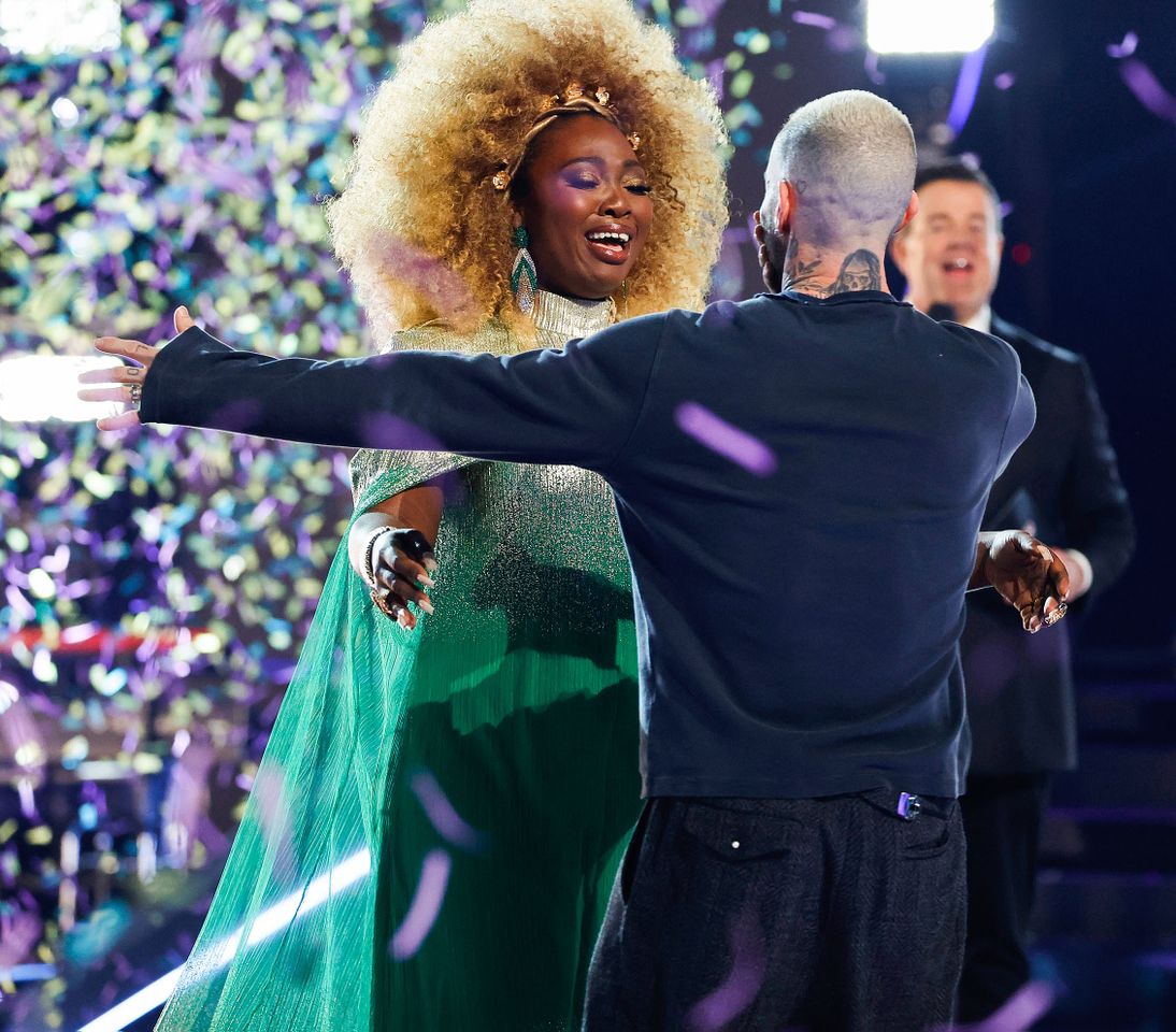 Alexia Jayy and Adam LevineCredit: Trae Patton/NBC via Getty