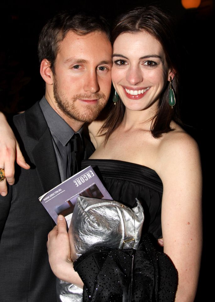 Adam Shulman and Anne Hathaway in 2009Credit: Bruce Glikas/FilmMagic