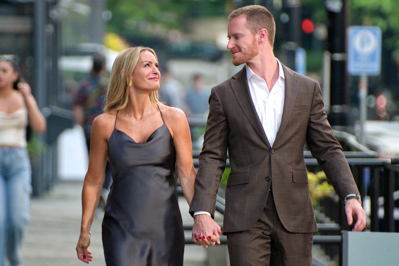 Theresa DeMaria and John Merrill in 'Age of Attraction.'Credit: Courtesy of Netflix