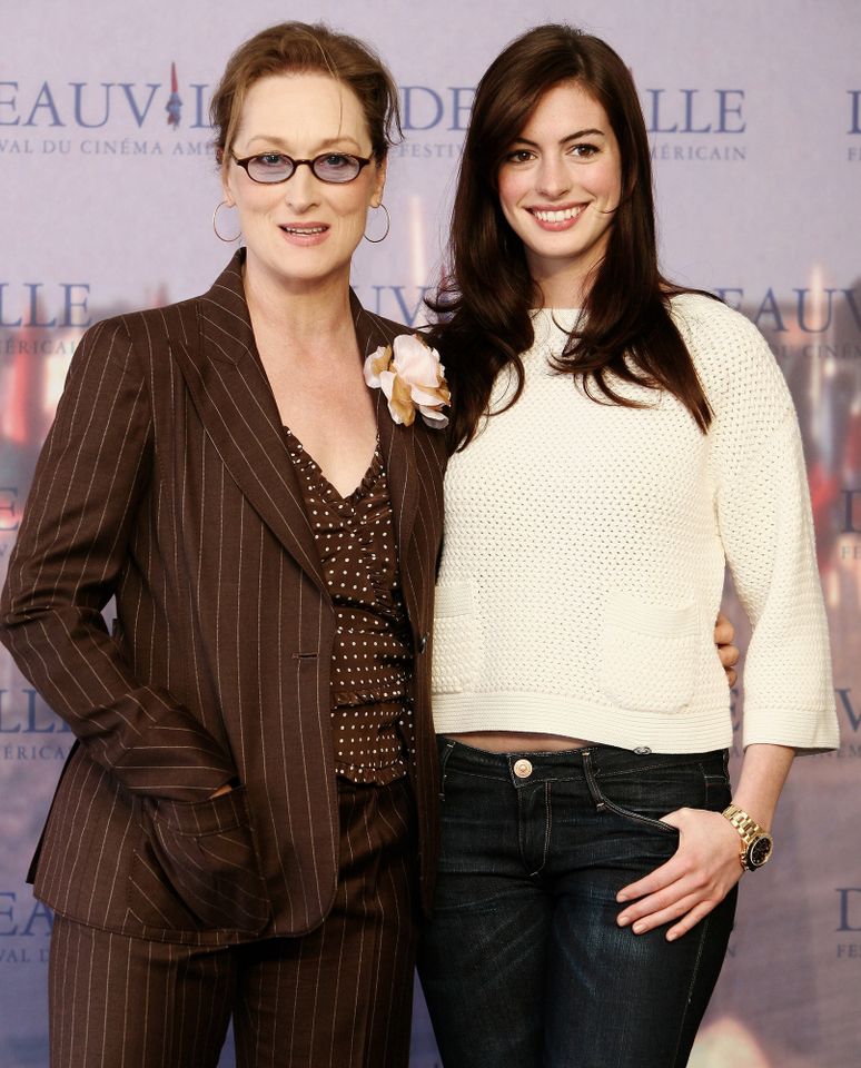 Meryl Streep and Anne Hathaway in 2006Credit: Francois Durand/Getty