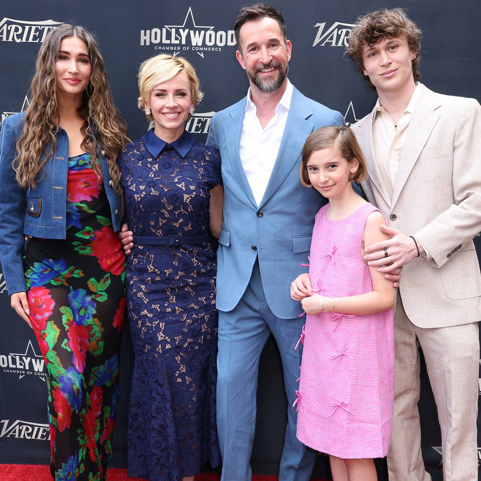 Auden Wyle, Sara Wells, Noah Wyle, Frances Wyle and Owen WyleCredit: JC Olivera/Variety via Getty