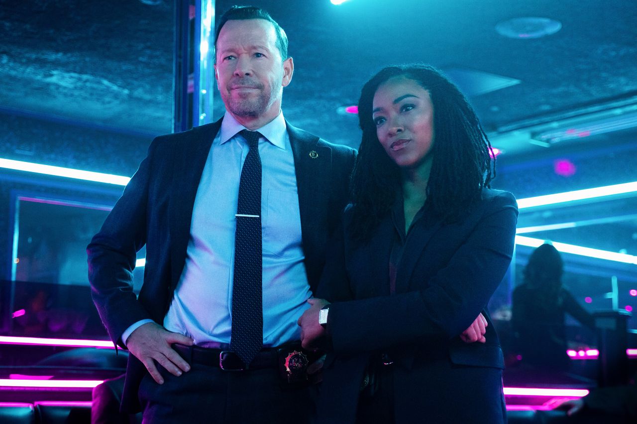 Donnie Wahlberg and Sonequa Martin-Green in 'Boston Blue'Credit: Brendan Adam-Zwelling/CBS