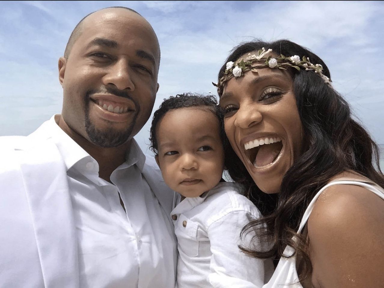 The Johnson family before son Langston's birthCredit: courtesy Charles Johnson