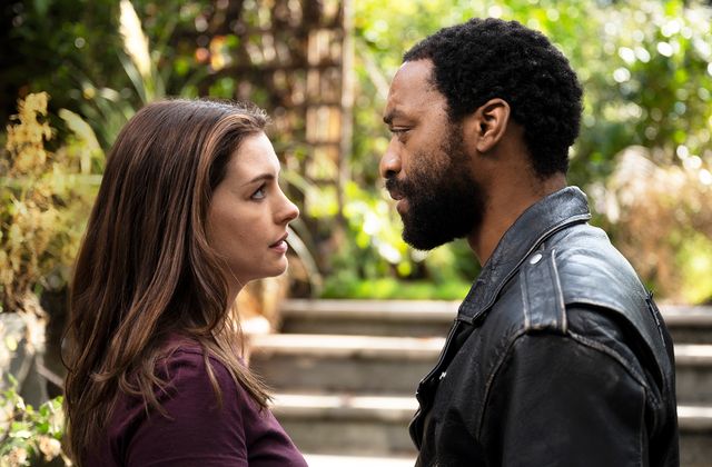 Anne Hathaway and Chiwetel EjioforCredit: Susie Allnutt/HBO Max