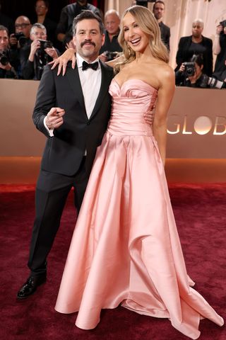 Chris Convy and Nikki Glaser attend the 83rd annual Golden Globe Awards in 2026.Credit: Kevin Mazur/Getty