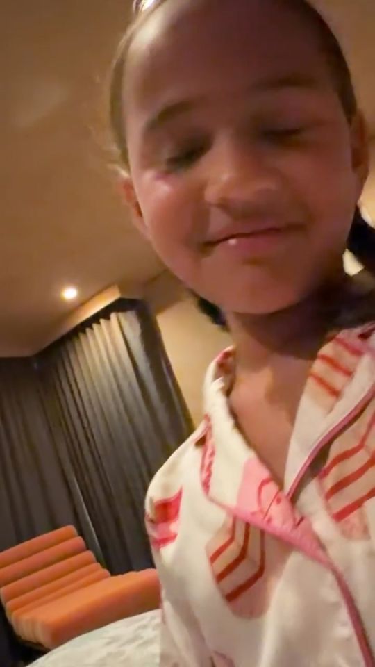 Chrissy Teigen Shares Images of Daughter Luna's Last Night as a 9-Year-Old Luna was not impressed by her mom's commentCredit: chrissyteigen/Instagram