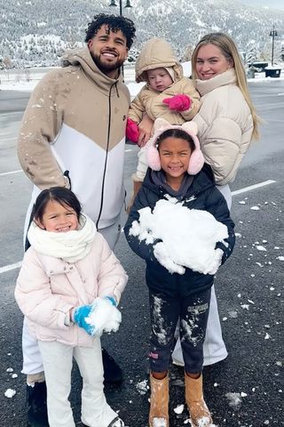 Cory Wharton Taylor Selfridge daughters family Cory Wharton and Taylor Selfridge with daughters.Credit: Taylor Selfridge/Instagram