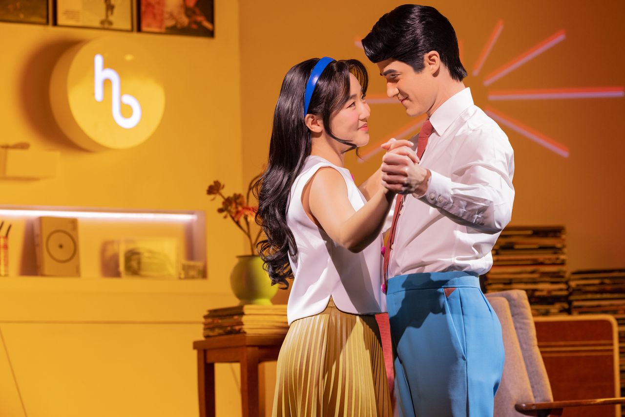 Darren Criss and Claire Kwon Claire Kwon and Darren CrissCredit: Matthew Murphy and Evan Zimmerman