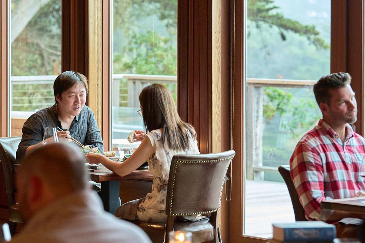 The Harbor House Inn restaurant now offers a lunch serviceCredit: Harbor House Inn