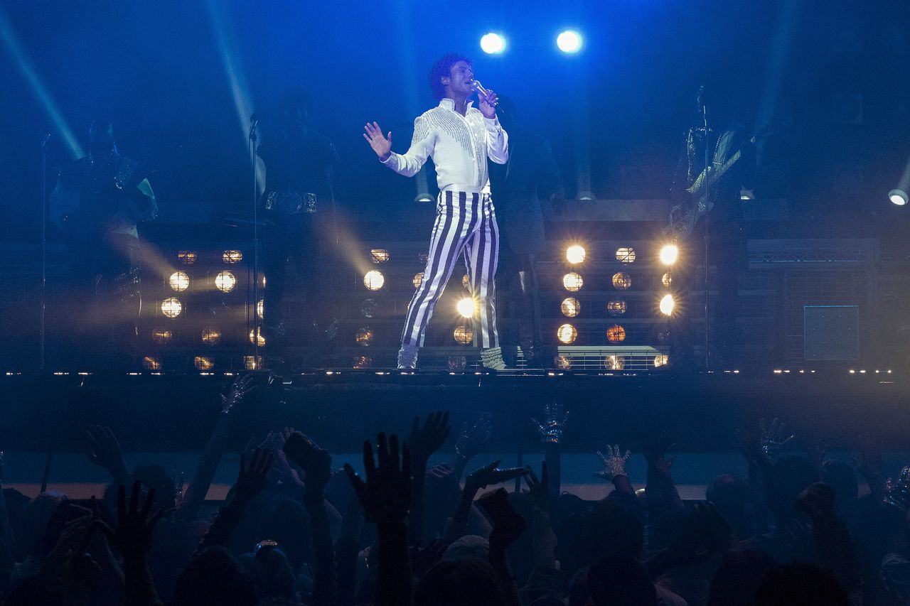 Jaafar Jackson as Michael Jackson in 'Michael'.Credit: Glen Wilson/Lionsgate