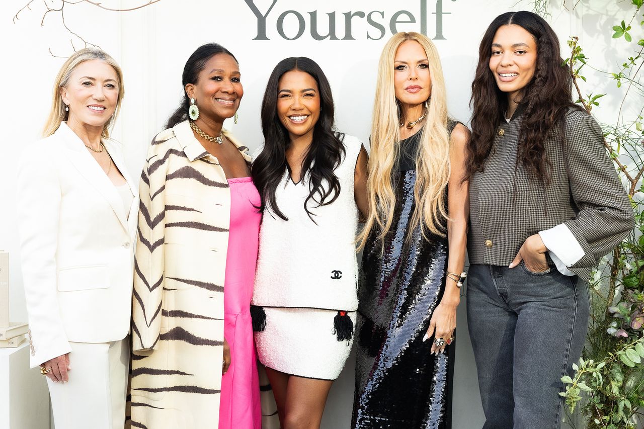 Juliet de Baubigny, Nicole Avant, Emma Grede, Rachel Zoe and Aurora JamesCredit: Jason Sean Weiss/BFA.com